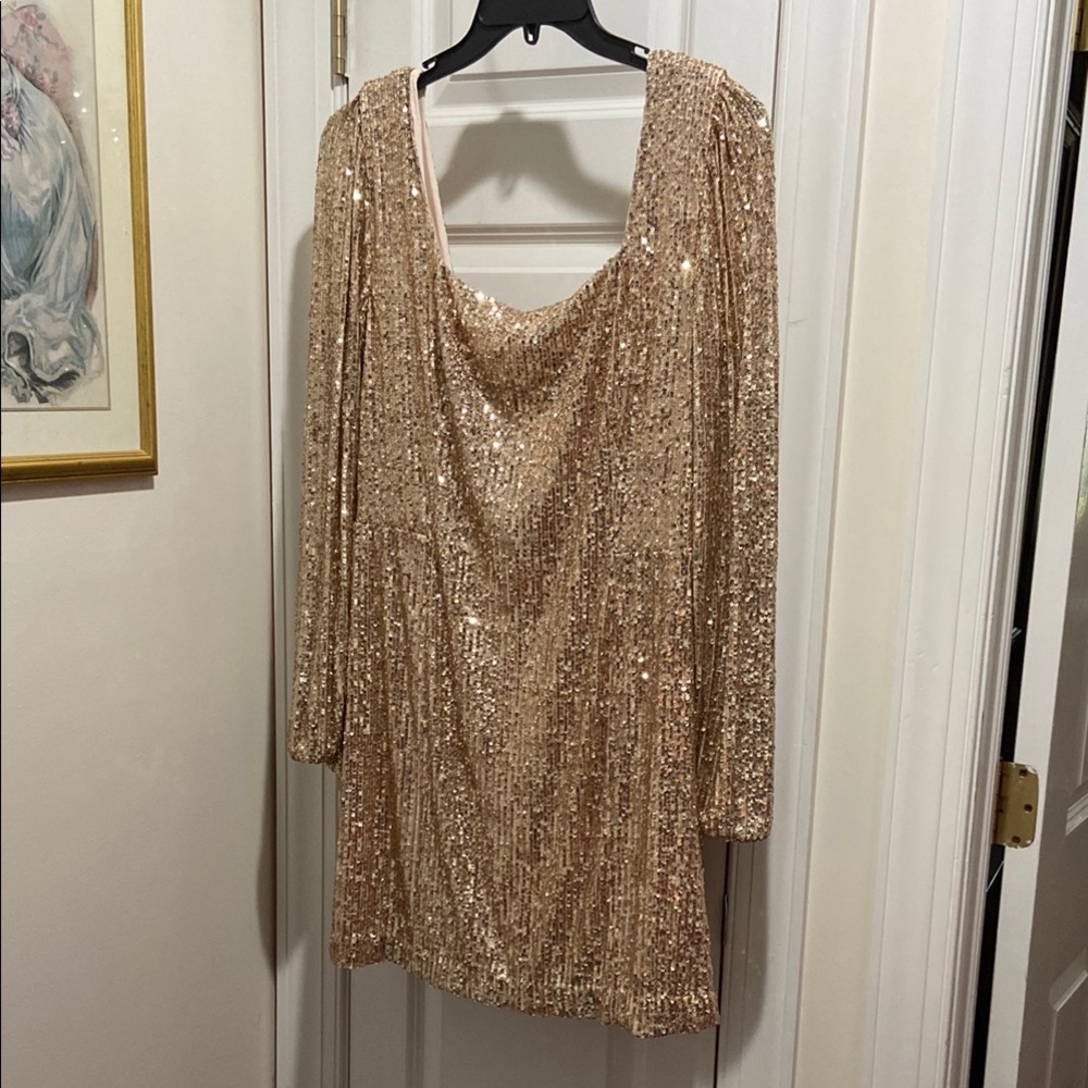 Lilly Pulitzer Shimmering Gold Sequin Dress